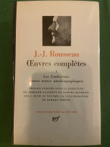 Rousseau - Oeuvres completes I
