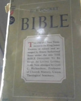 The holy bible pocket