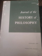 Journal of the history of philosophy