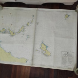 Ναυτικός χάρτης νησιά Βόρειες Σποράδες - Άγιος Ευστράτιος 1988