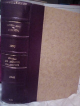 Βυζάντιο έτος έκδοσης 1988 & Die Stoische Philosophie έτος έκδοσης 1948 - Δερματόδετος τόμος