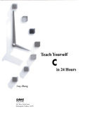 Teach Yourself C in 24 Hoursc