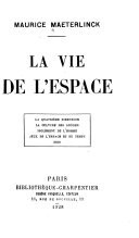 La vie de l'espace
