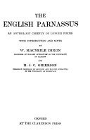 The English Parnassus
