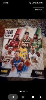 Panini NBA sticker album 2018-2019