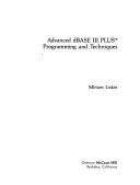 Advanced DBASE III PLUS