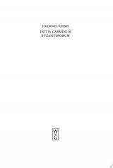 Initia Carminum Byzantinorum