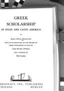 Greek Scholarship in Spain and Latin America