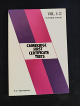 Cambridge First Certificate Tests Vol 4 Teacher's
