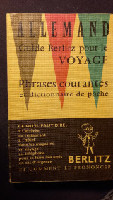 Alleman guide Berlitz pour le voyage