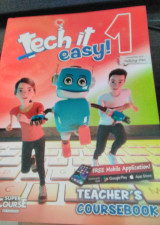 Tech it easy! Teacher's Coursebook με cd ibook teacher's και αυτοκόλλητα.