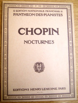 Chopin - Nocturnes - editions Lemoine