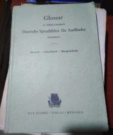 Glossar Zu Schultz- Griesbach Deutsche Sprachlehre Fur Auslander, Grubdstufe