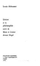Lénine et la philosophie