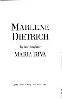 Marlene Dietrich