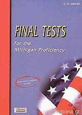 Final tests for the michigan proficiency