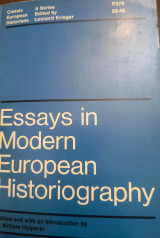 Essays in modern European Historiography