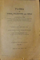 Flora of Syria, Palestine and Sinai