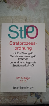 Stpo Strafprozess-ordnung