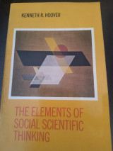 The elements of social scientific thinking