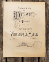 Preghiera del Mose di Rossini ( Op.143) Vincenzo De Meglio