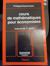 Cours de mathématiques pour économistes