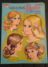 Quick Curl Barbie Coloring Book