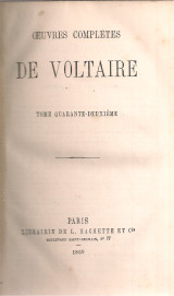Oeuvres completes de Voltaire, tome quarante-deuxieme