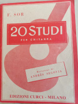 20 studio per chitarra