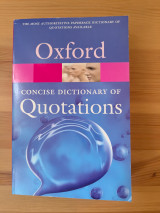 Oxford Concise Dictionary of Quotations