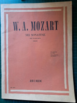 Mozart Sei sonatine per pianoforte