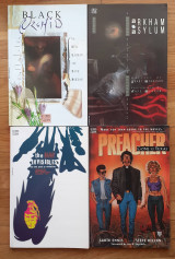 Arkham Asylum, Black Orchid, Preacher, The Invisibles