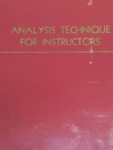 Analysis technique for instructors