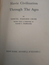Slavic civilization thought the ages