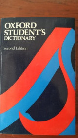 Oxford student's dictionary second edition