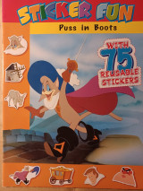 Puss in boots. Sticker fun.