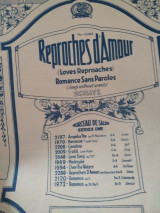Reproches d'anour