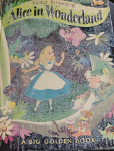 Walt Disney's Alice in Wonderland A Big Golden Book 1951 Hardcover