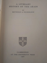 A literary history of the Arabs