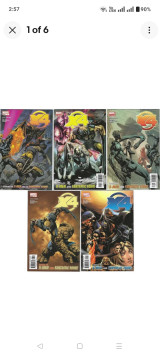 Xmen/Fantastic four #1-5 complete mini series