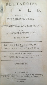 Plutarch's Lives, vol. 3