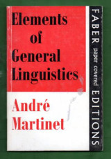 Elements of general linguistics