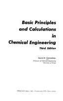 Basic Principles and Calculations in Chemical Engineering