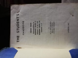 The Student's Handbook, Third Year