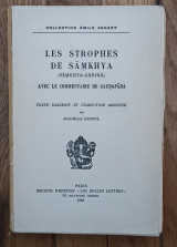 Les strophes de Sankhya (Samkhya- Karika), avec le commentaire de Guadapada