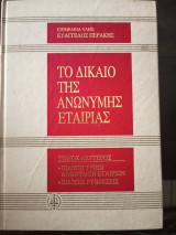 Το δίκαιο της ανώνυμης εταιριας