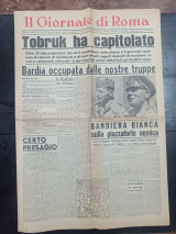Εφημερίδα Il Giornale di Roma, Αθήνα 23-6-1942