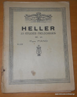 Heller , 25 etudes melodiques op. 45 pour piano
