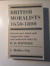 British Moralists, 1650-1800: Hobbes