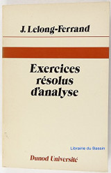 Exercices résolus d'analyse